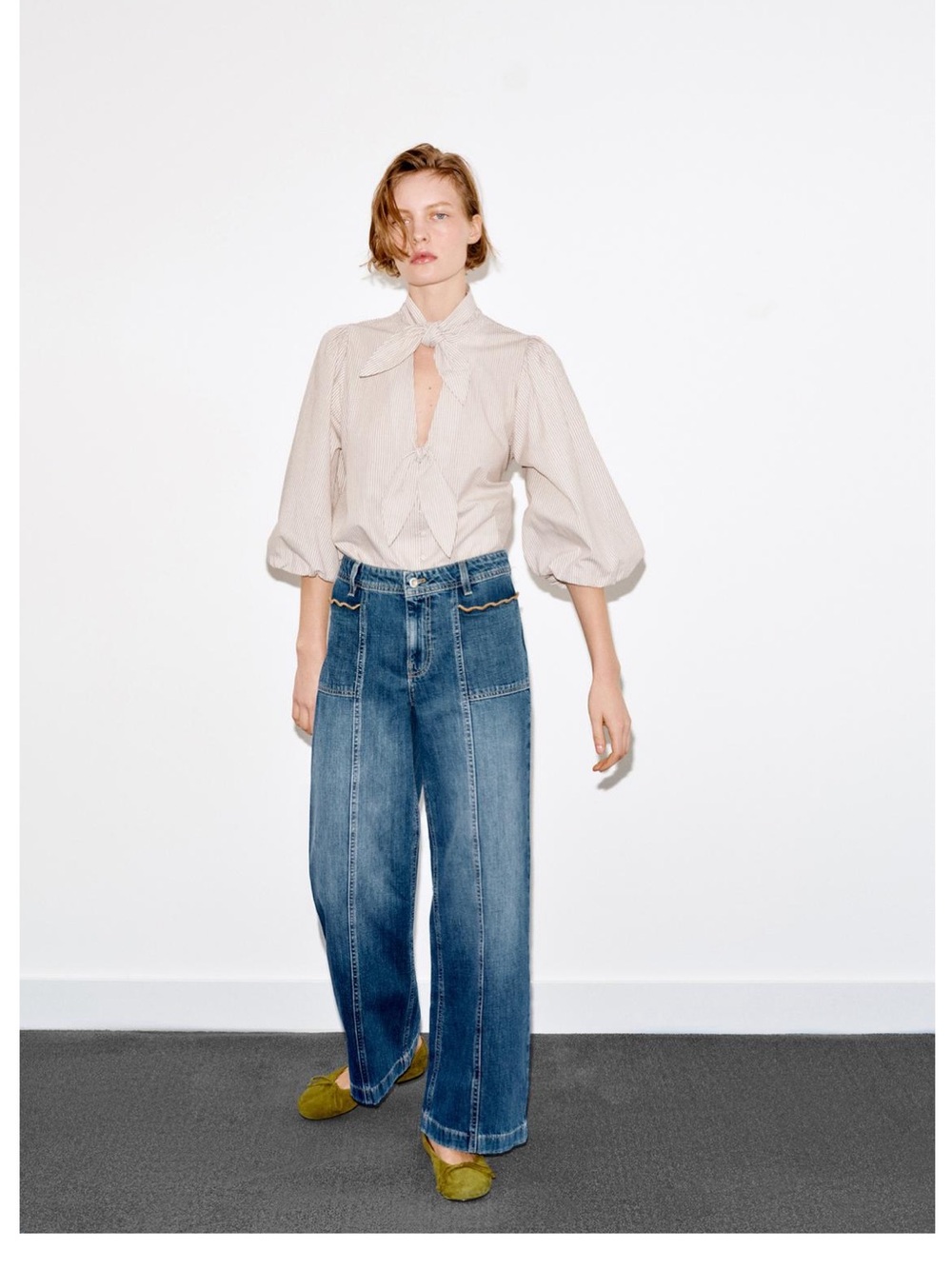 Zara Stripe Blouse - Picture 3 of 9